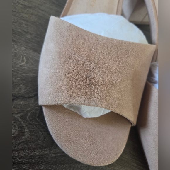 Chinese Laundry womens micro suede slide sandals size 10 NEW - Picture 5 of 7